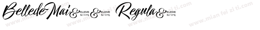 BelledeMai40 Regula字体转换